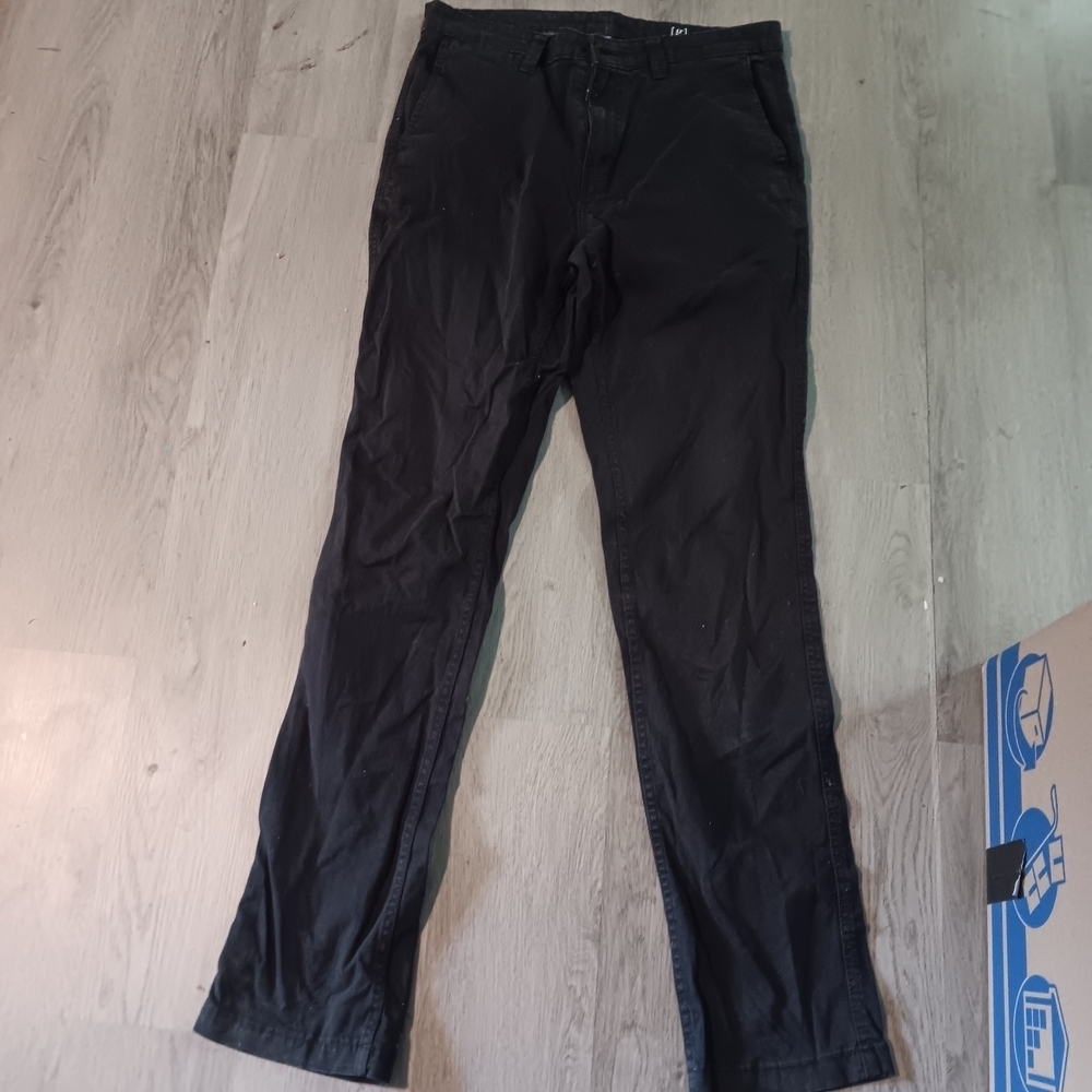 Men's GEORGE Slim Black Pants 32x34